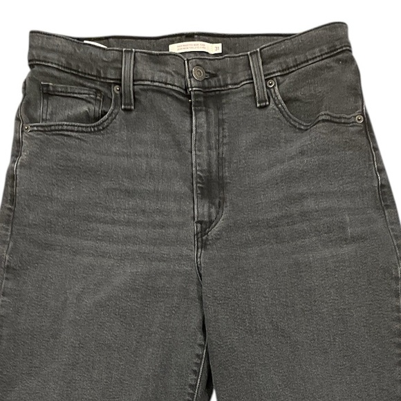 Levi’s 31 Washed Black High Waisted Mom Jeans 90s Tapered - Picture 6 of 10